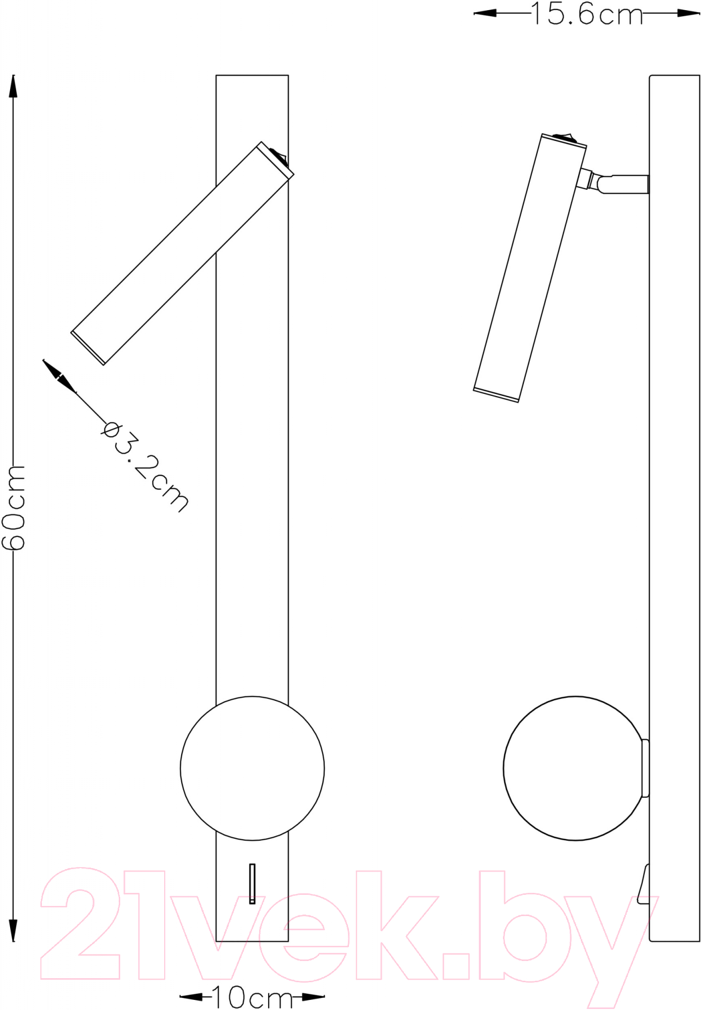 Бра Arte Lamp 10 Joseph A2172AP-2BK