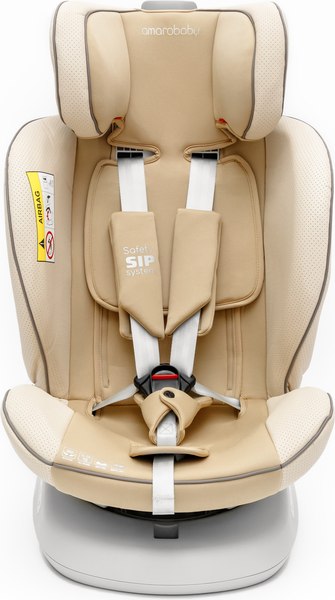 Автокресло Amarobaby Champion Isofix / AMARO-2008CH-Be (бежевый)