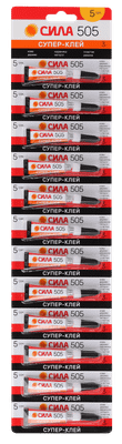 Клей Сила Супер-клей 505-3 (3г, 12 шт) - 