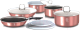 Набор кухонной посуды Berlinger Haus I-Rose Edition BH-6104 - 