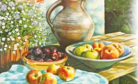 Картина по номерам Easy Art №2 Кувшин с фруктами / 737002 - 