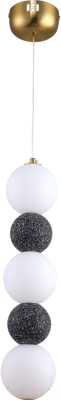 Потолочный светильник Kinklight Мони 07627-3+2.19 (черный)
