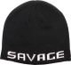 Шапка Savage Gear Logo Beanie / 73739 (черный/белый) - 