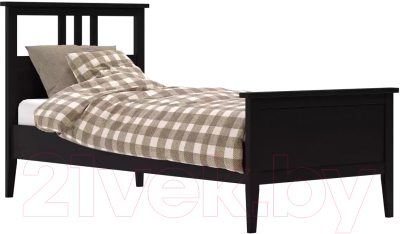 Односпальная кровать Импэкс Leset Мира 90x200 (черный)