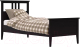 Односпальная кровать Импэкс Leset Мира 90x200 (черный) - 