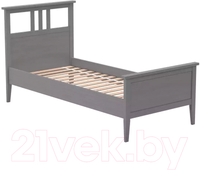 Односпальная кровать Импэкс Leset Мира 90x200 (серый)