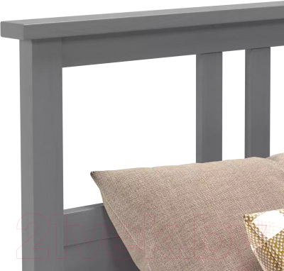Односпальная кровать Импэкс Leset Мира 90x200 (серый)
