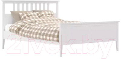 Двуспальная кровать Импэкс Leset Мира 160x200 (белый)