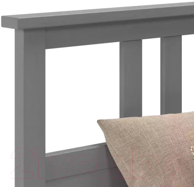 Двуспальная кровать Импэкс Leset Мира 160x200 (серый)