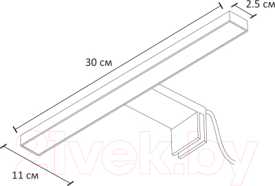 Подсветка для картин и зеркал Arte Lamp Stecca A2737AP-1WH