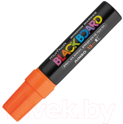 Маркер меловой MunHwa Black Board Jumbo / JBM15-11 (оранжевый)