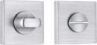Фиксатор дверной защелки VELA Prima WC-Quadro (белое серебро) - 