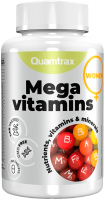 Витаминно-минеральный комплекс Quamtrax Mega Vitamins Women (60таб) - 