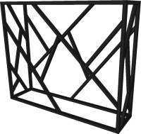 Консольный столик Lanfre Crystal К-9 (стекло прозрачное) - 