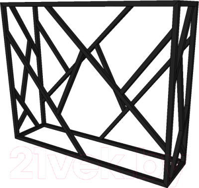 Консольный столик Lanfre Crystal К-9 (стекло прозрачное)