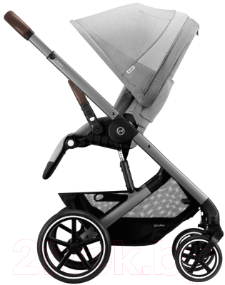Детская прогулочная коляска Cybex New Balios S Lux SLV (Lava Grey)