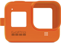 Чехол для камеры GoPro Для Hero8 силиконовый с ремешком AJSST-004 (оранжевый) - 