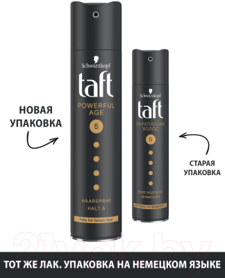 Лак для укладки волос Taft Power. Укрепление для тонких и истощенных волос мегафиксация (250мл)
