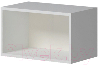 Шкаф под вытяжку Genesis Мебель Алиса Каспий 500 (белый/каспий темный)