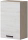 Шкаф навесной для кухни Genesis Мебель Алиса Loft 500 сушка (дуб сонома/сосна белый) - 