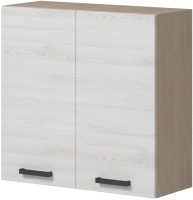 Шкаф навесной для кухни Genesis Мебель Алиса Loft 600 2 двери сушка (дуб сонома/сосна белый) - 