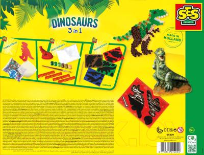 Набор для творчества SES Creative Динозавры 3 в 1 / 01409