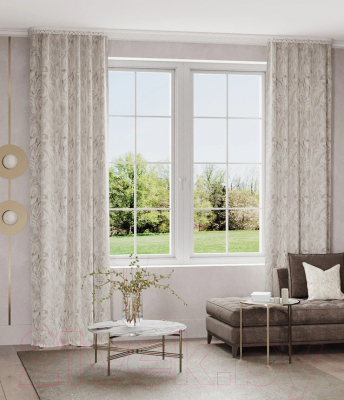 Штора LEGRAND Каприз N 150x260 / 58109869 (сепия)