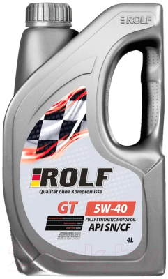 Моторное масло Rolf GT 5W40 SN/CF / 322229 (4л)