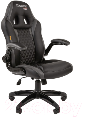 Кресло геймерское Chairman Game 15 (черный/серый)