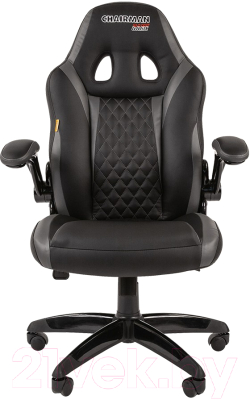 Кресло геймерское Chairman Game 15 (черный/серый)