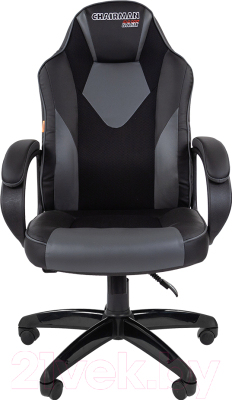 Кресло геймерское Chairman Game 17 (черный/серый)