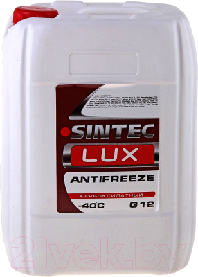 Антифриз Sintec Lux G12 / 756665 (10кг, красный)