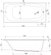 Миниатюра изображения товара Ванна акриловая Cezares ECO-150-70-41-W37