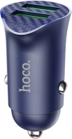 Адаптер питания автомобильный Hoco Z39 (синий) - 