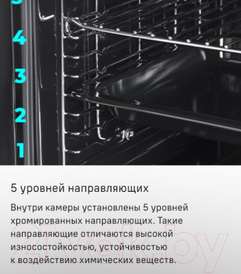 Изображение товара Электрический духовой шкаф Maunfeld MEOC.708PS