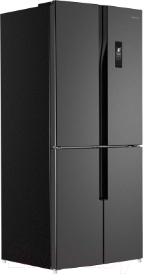 Холодильник с морозильником Maunfeld MFF182NFSBE