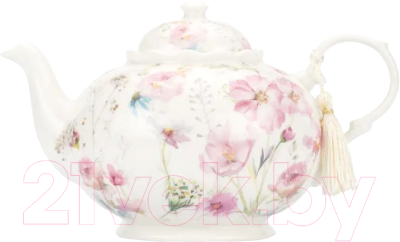 Заварочный чайник SIJ Нежные цветы GC19016 (1л)