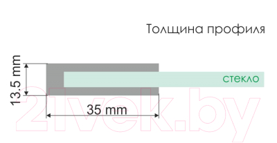 Купить Душевой уголок Wasserkraft Leine 35P38 в Барановичах
