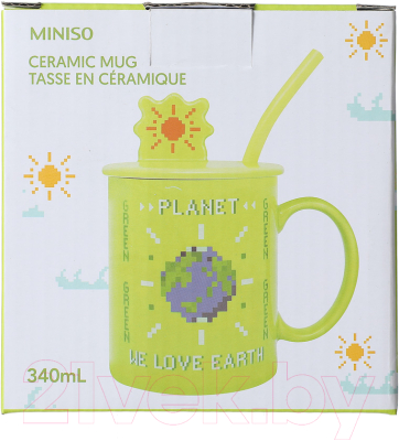 Кружка Miniso I Love Earth 3821