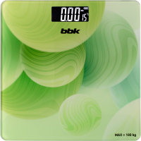 Напольные весы электронные BBK BCS3003G (зеленый) - 