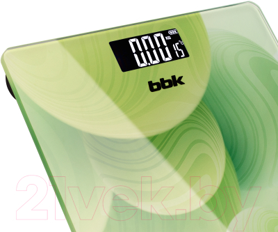 Напольные весы электронные BBK BCS3003G (зеленый)