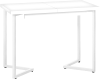 Обеденный стол Millwood Лофт Лондон Л 110-150x70x76 (белый/металл белый) - 