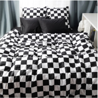 Комплект постельного белья Веселина Харли 70647-1+70648-1 сем (70x70, черный) - 