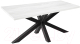 Обеденный стол Millwood Кейптаун 160x80x75 (дуб белый Craft/металл черный) - 