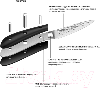 Нож Fissman Hattori 2533