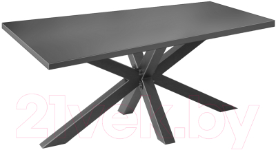 Обеденный стол Millwood Кейптаун 160x80x75 (антрацит/графит)
