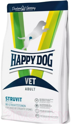 Сухой корм для собак Happy Dog VET Struvit Adult 18.5/9.5 / 61056 (1кг)