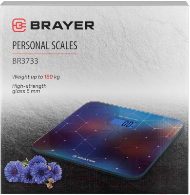 Напольные весы электронные Brayer BR3733