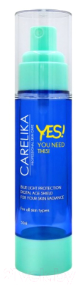 Спрей для лица Carelika Yes! Blue Light Protection Для защиты кожи лица (50мл)