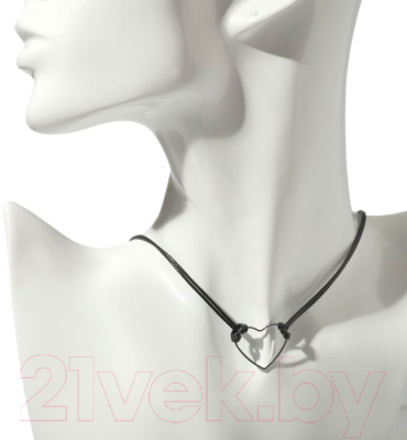 Изображение товара Колье Queen Fair Сердце / 7795676 (черный в серебре)